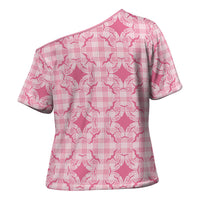 Alaka Hawaii Iwa Bird Palaka Motifs Cross Shoulder Shirt LT14 - Polynesian Pride