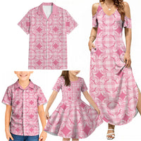 Alaka Hawaii Iwa Bird Palaka Motifs Family Matching Summer Maxi Dress and Hawaiian Shirt LT14 - Polynesian Pride