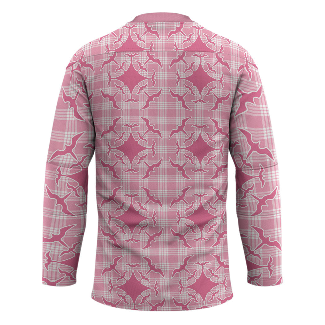 Alaka Hawaii Iwa Bird Palaka Motifs Hockey Jersey LT14 - Polynesian Pride