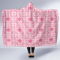 Alaka Hawaii Iwa Bird Palaka Motifs Hooded Blanket LT14 One Size Pink - Polynesian Pride