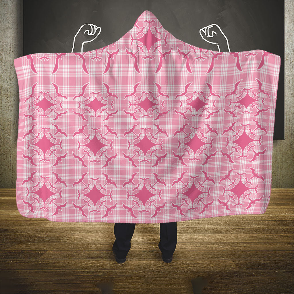 Alaka Hawaii Iwa Bird Palaka Motifs Hooded Blanket LT14 - Polynesian Pride