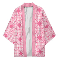 Alaka Hawaii Iwa Bird Palaka Motifs Kimono LT14 Unisex Pink - Polynesian Pride