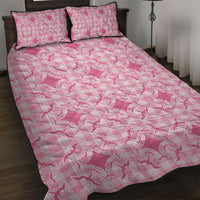 Alaka Hawaii Iwa Bird Palaka Motifs Quilt Bed Set LT14 Pink - Polynesian Pride