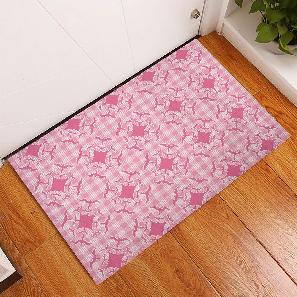 Alaka Hawaii Iwa Bird Palaka Motifs Rubber Doormat LT14 - Polynesian Pride