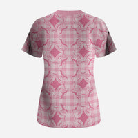 Alaka Hawaii Iwa Bird Palaka Motifs Scrub Top LT14 - Polynesian Pride