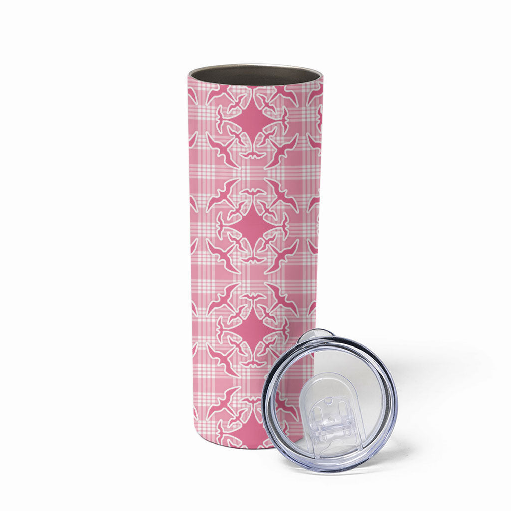 Alaka Hawaii Iwa Bird Palaka Motifs Skinny Tumbler LT14 - Polynesian Pride