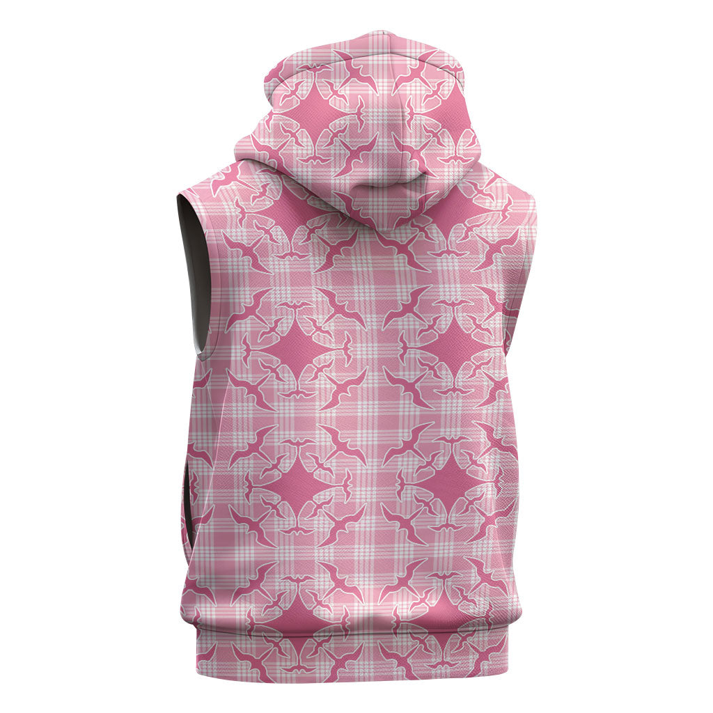Alaka Hawaii Iwa Bird Palaka Motifs Sleeveless Hoodie LT14 - Polynesian Pride