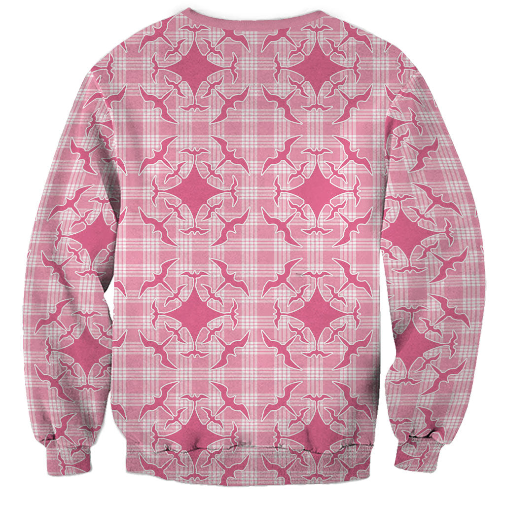 Alaka Hawaii Iwa Bird Palaka Motifs Sweatshirt LT14 - Polynesian Pride