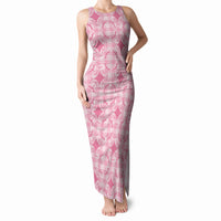 Alaka Hawaii Iwa Bird Palaka Motifs Tank Maxi Dress LT14 Women Pink - Polynesian Pride