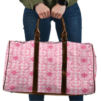 Alaka Hawaii Iwa Bird Palaka Motifs Travel Bag LT14 Pink - Polynesian Pride
