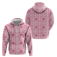 Alaka Hawaii Iwa Bird Palaka Motifs Zip Hoodie LT14 - Polynesian Pride