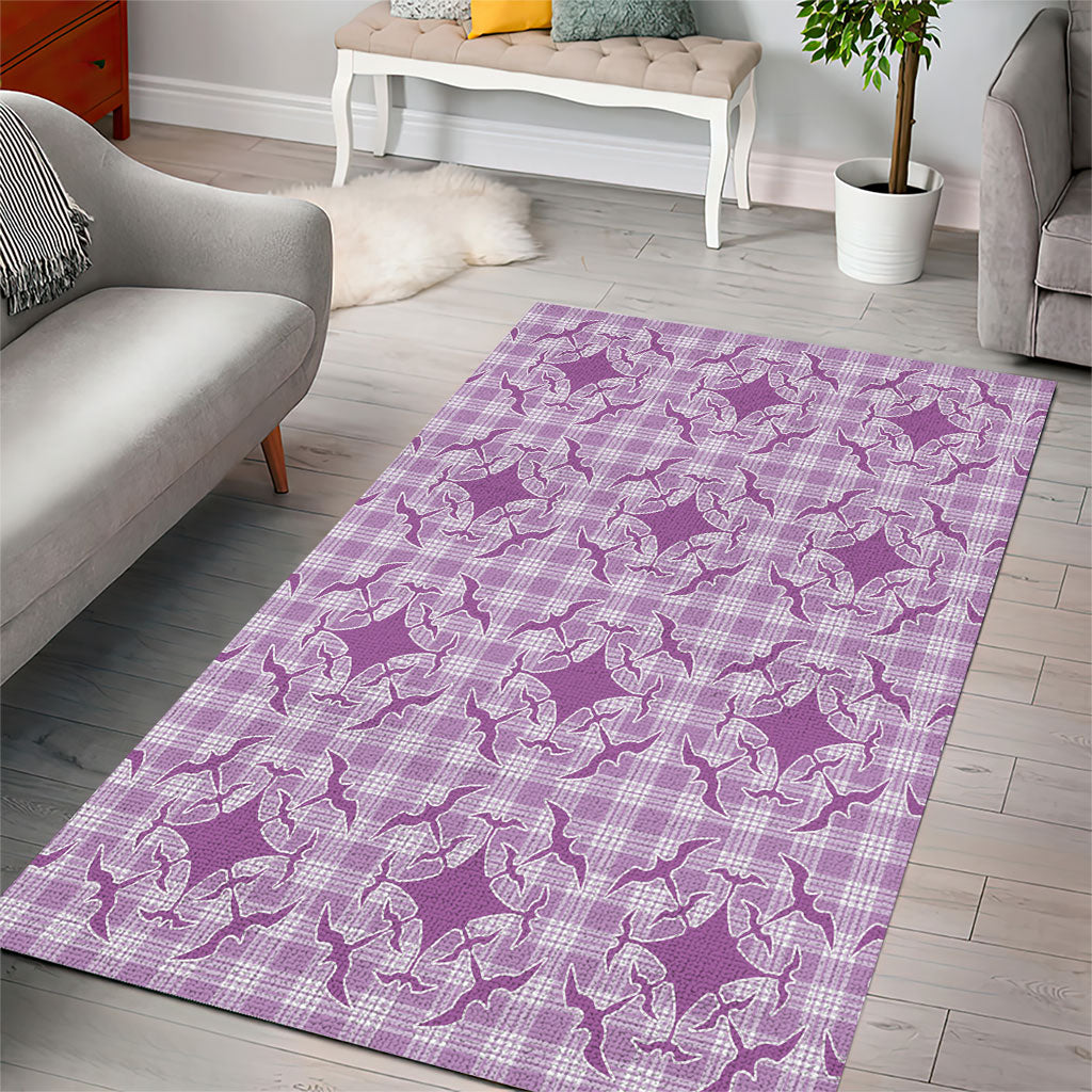Poni Hawaii Iwa Bird Palaka Motifs Area Rug LT14 - Polynesian Pride