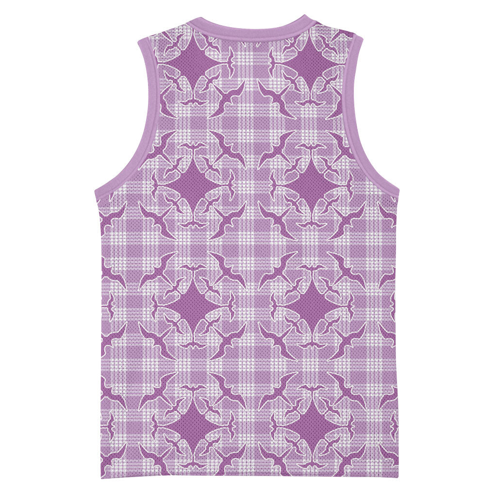 Poni Hawaii Iwa Bird Palaka Motifs Basketball Jersey LT14 - Polynesian Pride
