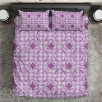 Poni Hawaii Iwa Bird Palaka Motifs Bedding Set LT14 Purple - Polynesian Pride