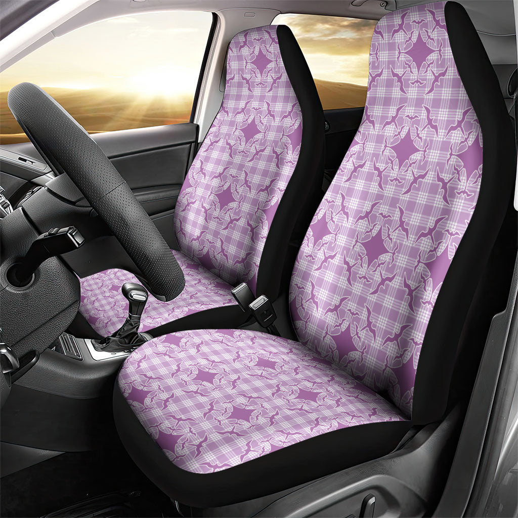 Poni Hawaii Iwa Bird Palaka Motifs Car Seat Cover LT14 - Polynesian Pride