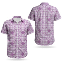 Poni Hawaii Iwa Bird Palaka Motifs Couples Matching Summer Maxi Dress and Hawaiian Shirt LT14 - Polynesian Pride