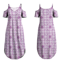 Poni Hawaii Iwa Bird Palaka Motifs Couples Matching Summer Maxi Dress and Hawaiian Shirt LT14 - Polynesian Pride