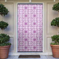 Poni Hawaii Iwa Bird Palaka Motifs Door Cover LT14 Purple - Polynesian Pride