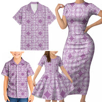 Poni Hawaii Iwa Bird Palaka Motifs Family Matching Short Sleeve Bodycon Dress and Hawaiian Shirt LT14 - Polynesian Pride