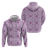 Poni Hawaii Iwa Bird Palaka Motifs Hoodie LT14 - Polynesian Pride