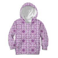 Poni Hawaii Iwa Bird Palaka Motifs Kid Hoodie LT14 Hoodie Purple - Polynesian Pride