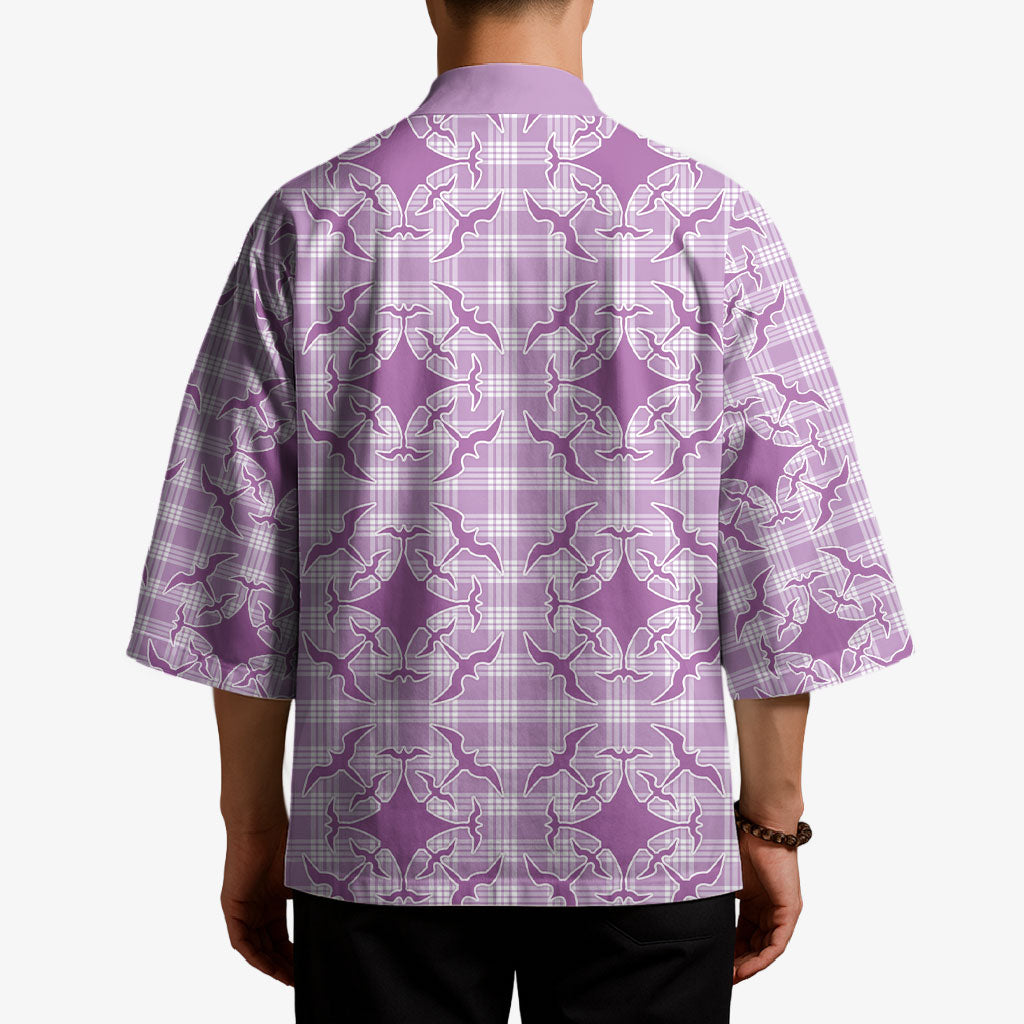 Poni Hawaii Iwa Bird Palaka Motifs Kimono LT14 - Polynesian Pride