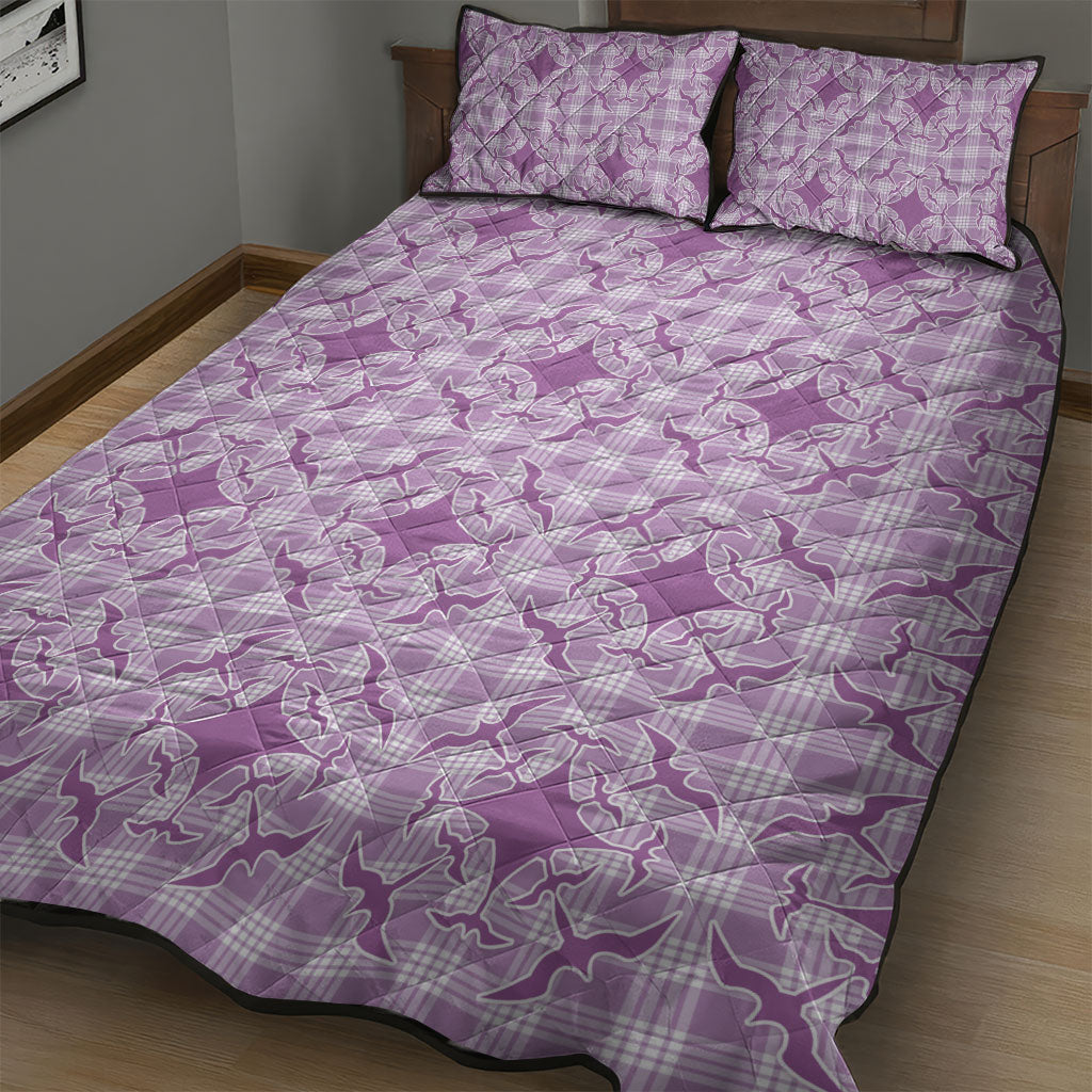 Poni Hawaii Iwa Bird Palaka Motifs Quilt Bed Set LT14 - Polynesian Pride