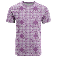 Poni Hawaii Iwa Bird Palaka Motifs T Shirt LT14 Purple - Polynesian Pride