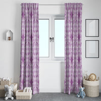 Poni Hawaii Iwa Bird Palaka Motifs Window Curtain LT14 - Polynesian Pride