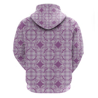Poni Hawaii Iwa Bird Palaka Motifs Zip Hoodie LT14 - Polynesian Pride