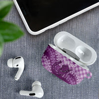 Poni Hawaii Cowboy Palaka Motifs Personalised AirPods Case Paniolo Festival Puakenikeni Lei LT14 - Polynesian Pride