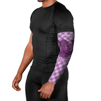 Poni Hawaii Cowboy Palaka Motifs Personalised Arm Sleeves Paniolo Festival Puakenikeni Lei LT14 - Polynesian Pride