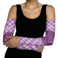 Poni Hawaii Cowboy Palaka Motifs Personalised Arm Sleeves Paniolo Festival Puakenikeni Lei LT14 - Polynesian Pride