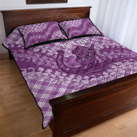 Poni Hawaii Cowboy Palaka Motifs Personalised Quilt Bed Set Paniolo Festival Puakenikeni Lei LT14 - Polynesian Pride