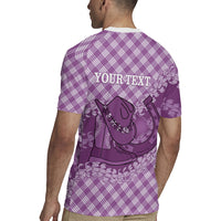 Poni Hawaii Cowboy Palaka Motifs Personalised Rugby Jersey Paniolo Festival Puakenikeni Lei LT14 - Polynesian Pride