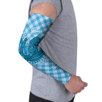 Polu Hawaii Cowboy Palaka Motifs Personalised Arm Sleeves Paniolo Festival Puakenikeni Lei LT14 - Polynesian Pride
