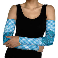 Polu Hawaii Cowboy Palaka Motifs Personalised Arm Sleeves Paniolo Festival Puakenikeni Lei LT14 - Polynesian Pride