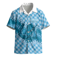 Polu Hawaii Cowboy Palaka Motifs Personalised Kid Hawaiian Shirt Paniolo Festival Puakenikeni Lei LT14 - Polynesian Pride