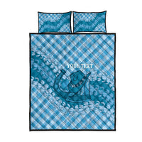 Polu Hawaii Cowboy Palaka Motifs Personalised Quilt Bed Set Paniolo Festival Puakenikeni Lei LT14 - Polynesian Pride