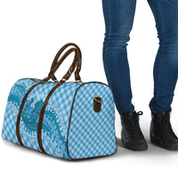 Polu Hawaii Cowboy Palaka Motifs Personalised Travel Bag Paniolo Festival Puakenikeni Lei LT14 - Polynesian Pride