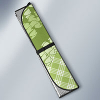 Omaomao Hawaii Cowboy Palaka Motifs Personalised Auto Sun Shade Paniolo Festival Puakenikeni Lei LT14 - Polynesian Pride