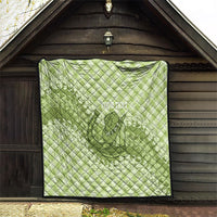 Omaomao Hawaii Cowboy Palaka Motifs Personalised Quilt Paniolo Festival Puakenikeni Lei LT14 - Polynesian Pride