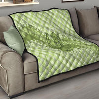 Omaomao Hawaii Cowboy Palaka Motifs Personalised Quilt Paniolo Festival Puakenikeni Lei LT14 - Polynesian Pride
