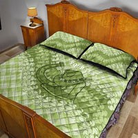 Omaomao Hawaii Cowboy Palaka Motifs Personalised Quilt Bed Set Paniolo Festival Puakenikeni Lei LT14 - Polynesian Pride