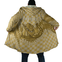Melemele Hawaii Cowboy Palaka Motifs Personalised Cloak Paniolo Festival Puakenikeni Lei LT14 - Polynesian Pride
