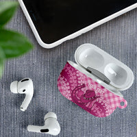Alaka Hawaii Cowboy Palaka Motifs Personalised AirPods Case Paniolo Festival Puakenikeni Lei LT14 - Polynesian Pride