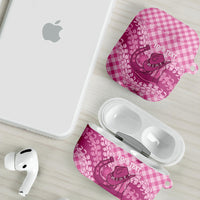 Alaka Hawaii Cowboy Palaka Motifs Personalised AirPods Case Paniolo Festival Puakenikeni Lei LT14 - Polynesian Pride