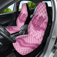 Alaka Hawaii Cowboy Palaka Motifs Personalised Car Seat Cover Paniolo Festival Puakenikeni Lei LT14 - Polynesian Pride