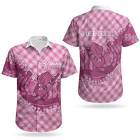 Alaka Hawaii Cowboy Palaka Motifs Personalised Couples Matching Puletasi and Hawaiian Shirt Paniolo Festival Puakenikeni Lei LT14 - Polynesian Pride