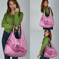 Alaka Hawaii Cowboy Palaka Motifs Personalised Grocery Bag Paniolo Festival Puakenikeni Lei LT14 - Polynesian Pride